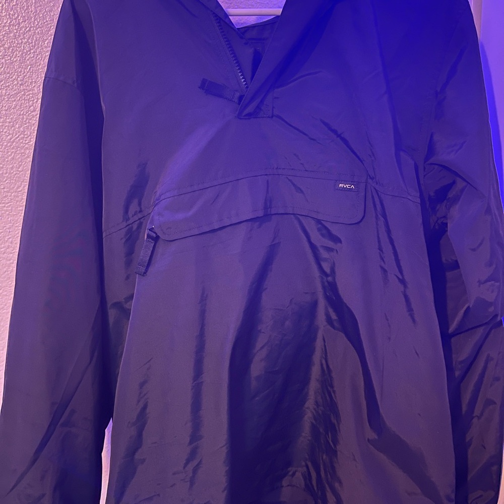 RVCA black windbreaker